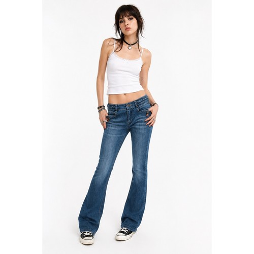 Vtg y2k cache flare - y2k, jeans